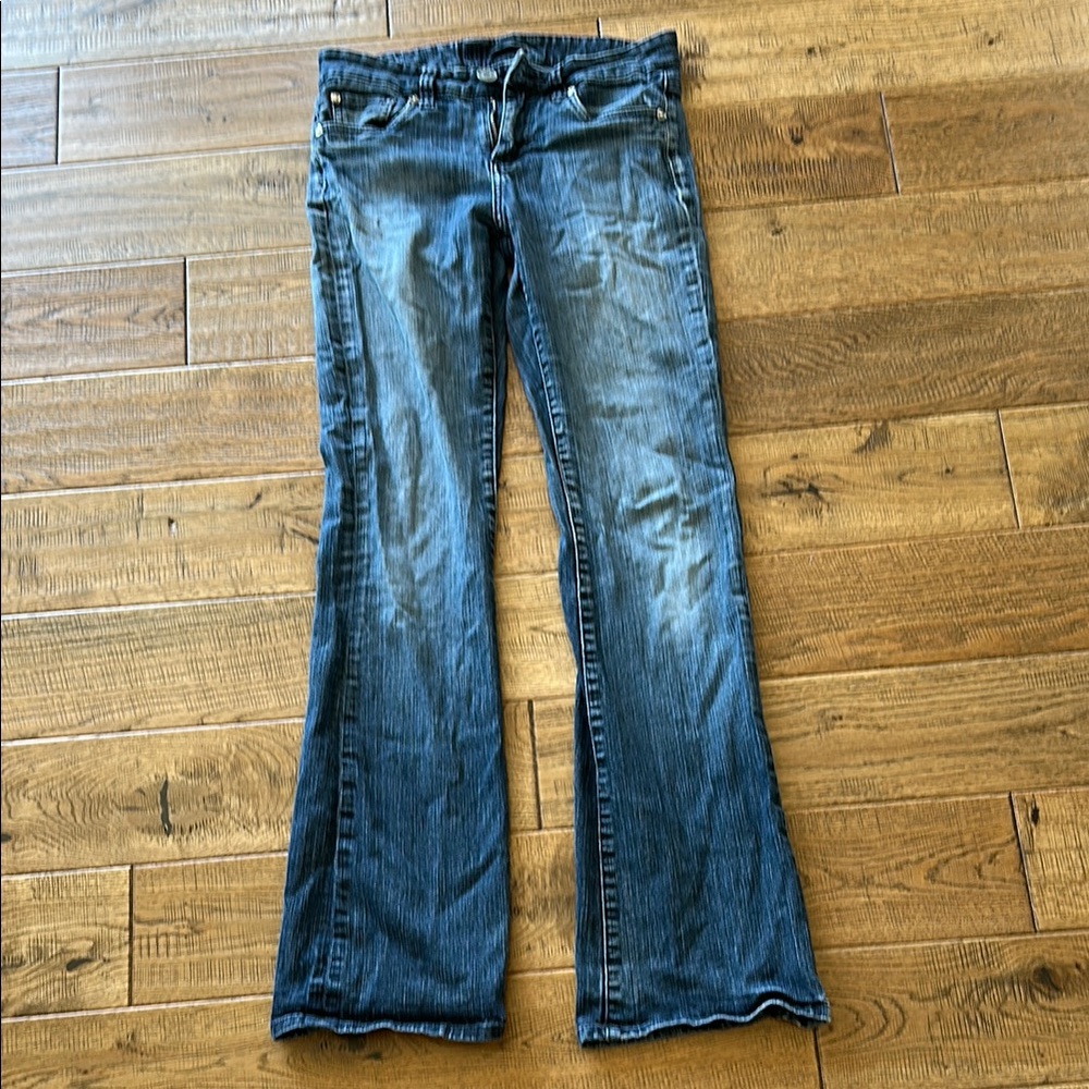 Kut from the Kloth Blue Flare Wide Leg Jeans